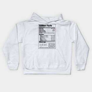 SHINee Nutritional Facts Kids Hoodie